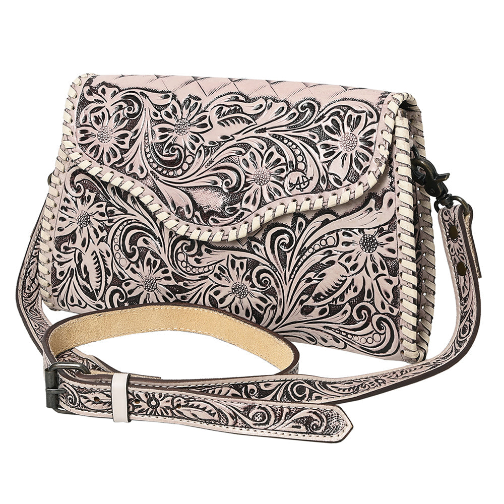 American Darling Hand-Tooled Genuine Leather Clutch