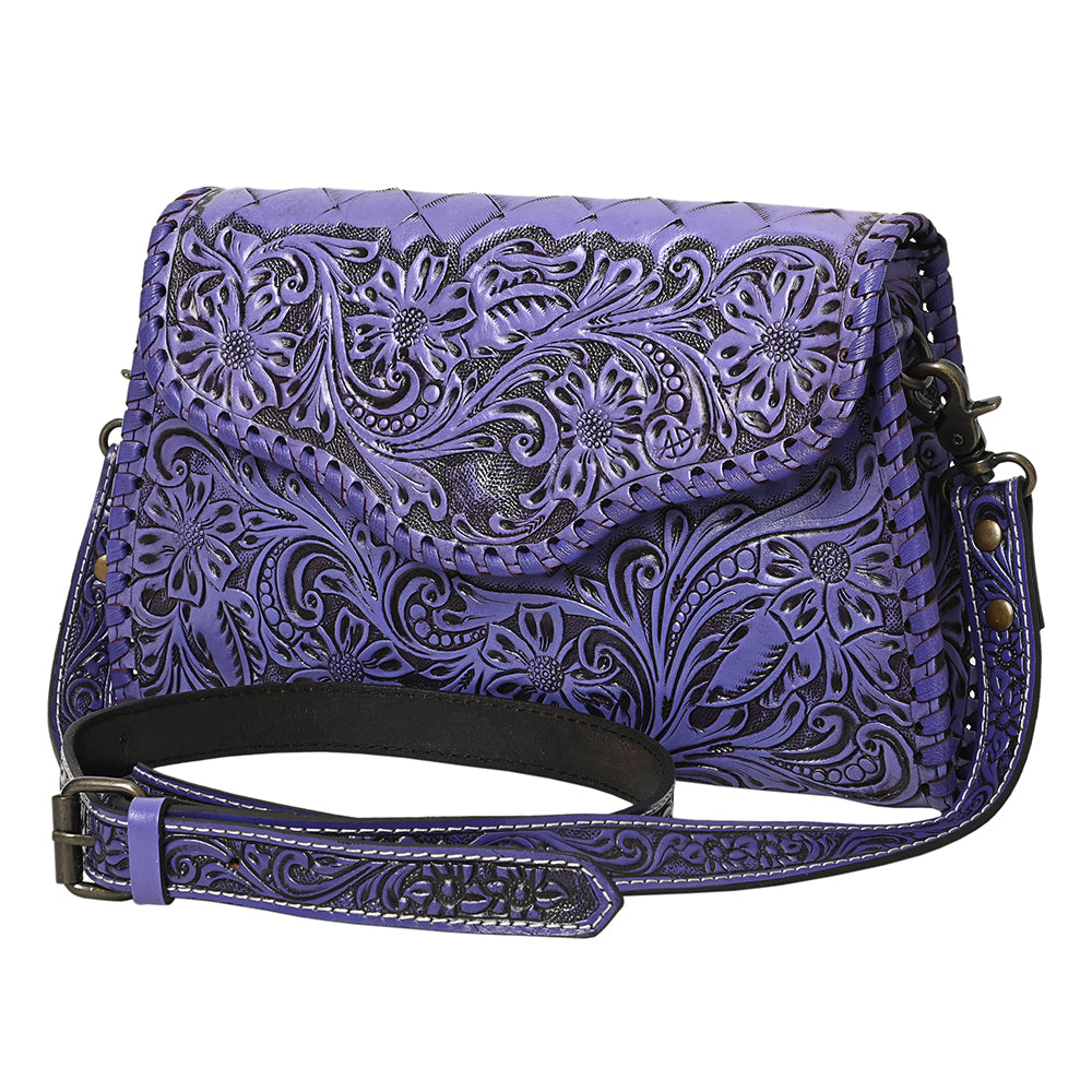 American Darling Hand-Tooled Genuine Leather Clutch
