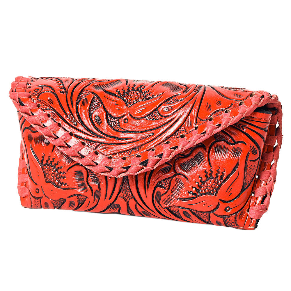 American Darling Sunglass Case Hand Tooled Genuine Leather