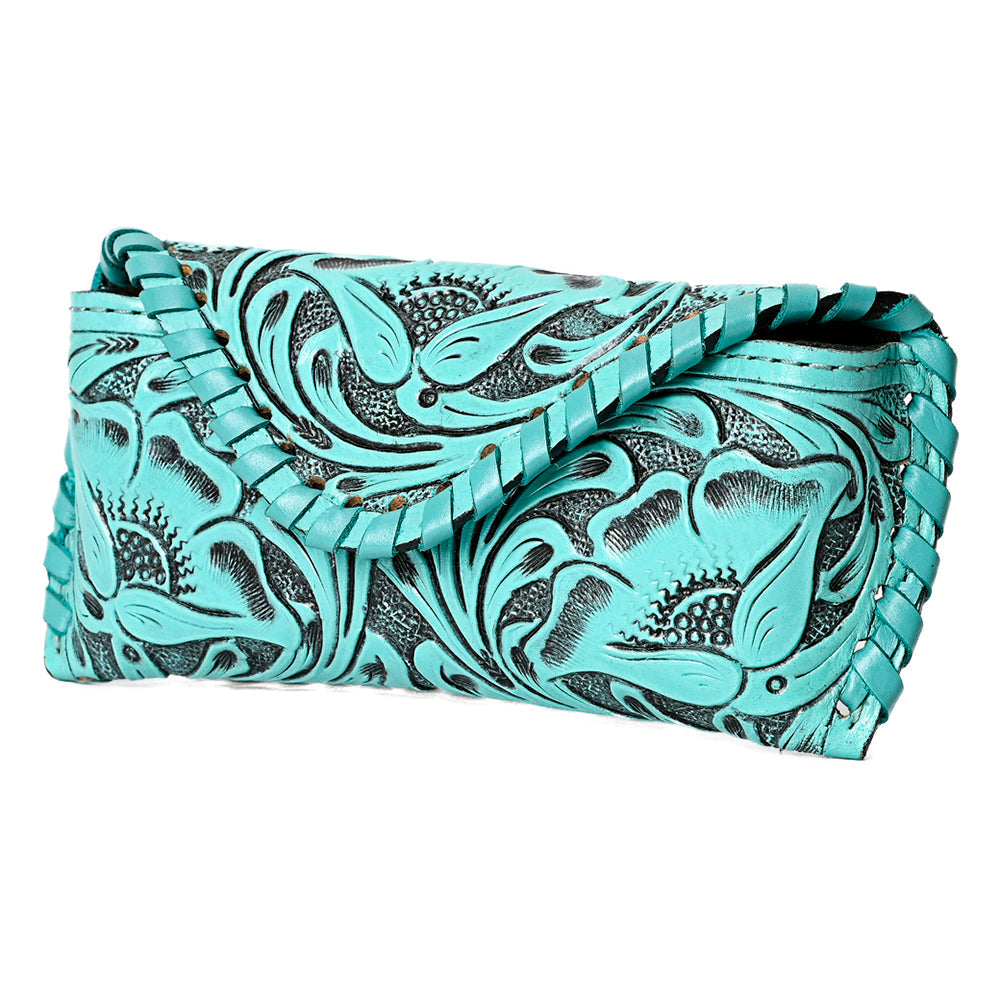 American Darling Sunglass Case Hand Tooled Genuine Leather