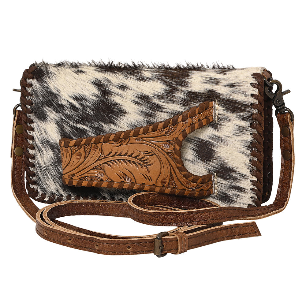 American Darling Clutch Hand Tooled Genuine Leather