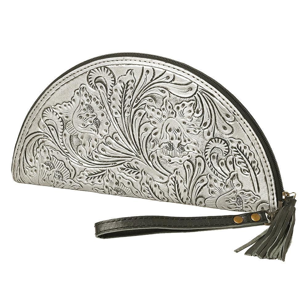 American Darling Clutch Hand Tooled Genuine Leather