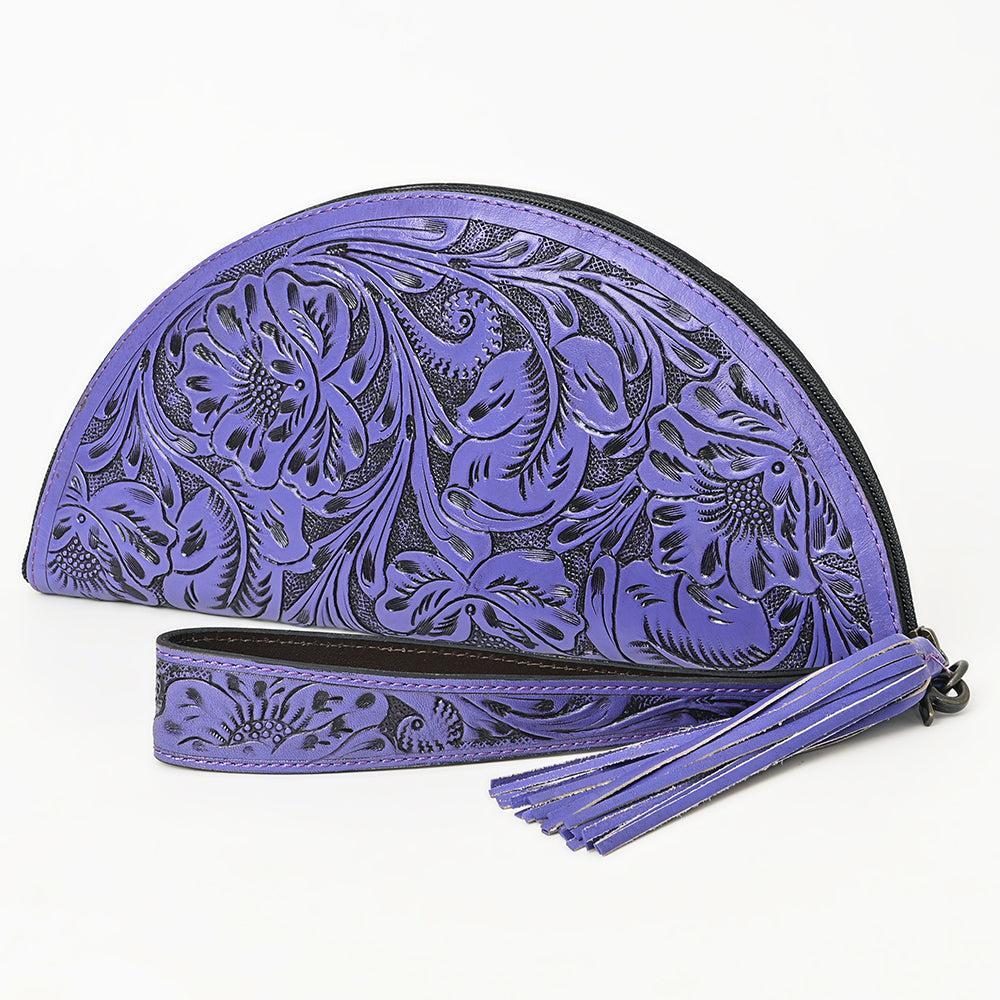 American Darling Clutch Hand Tooled Genuine Leather