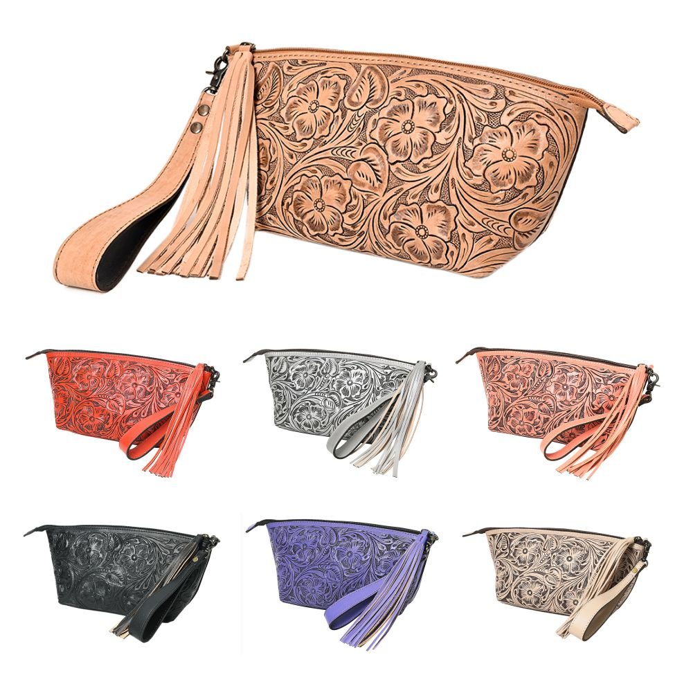 American Darling Hand Tooled Genuine Leather