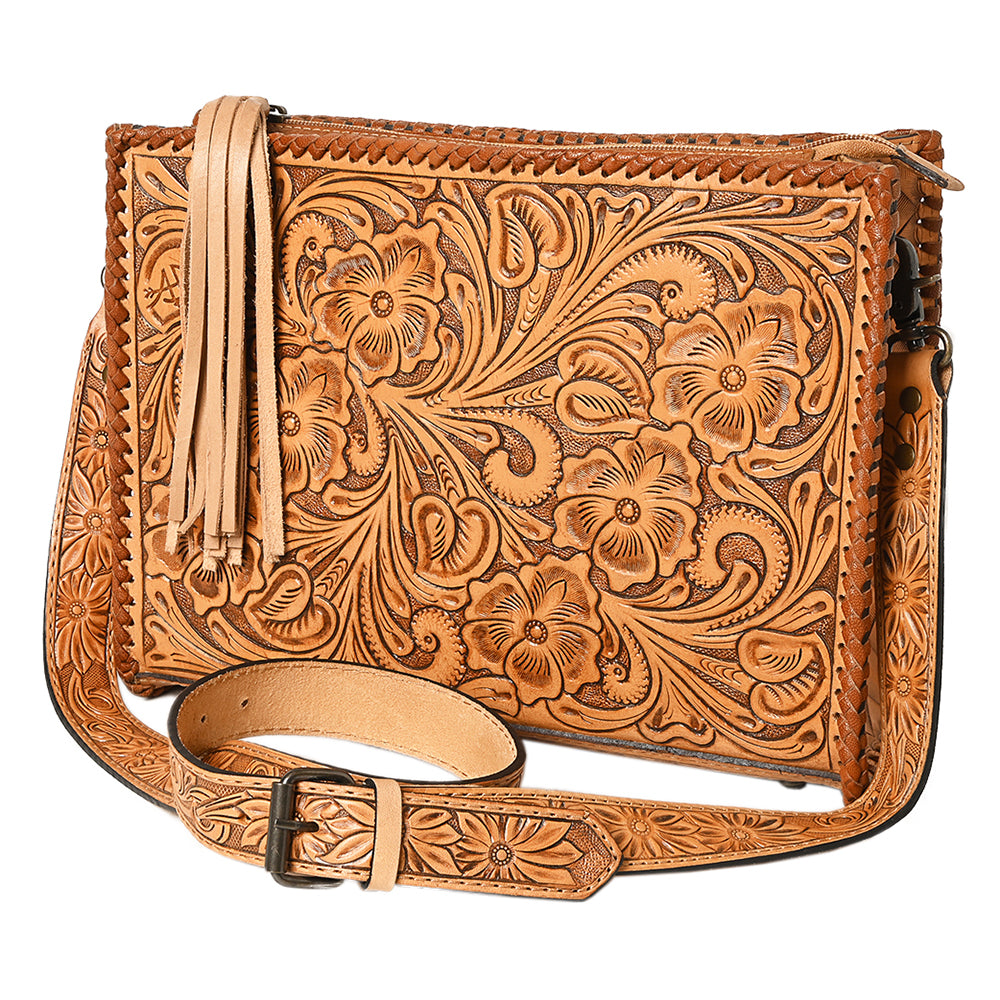 American Darling Hand Tooled Genuine Leather
