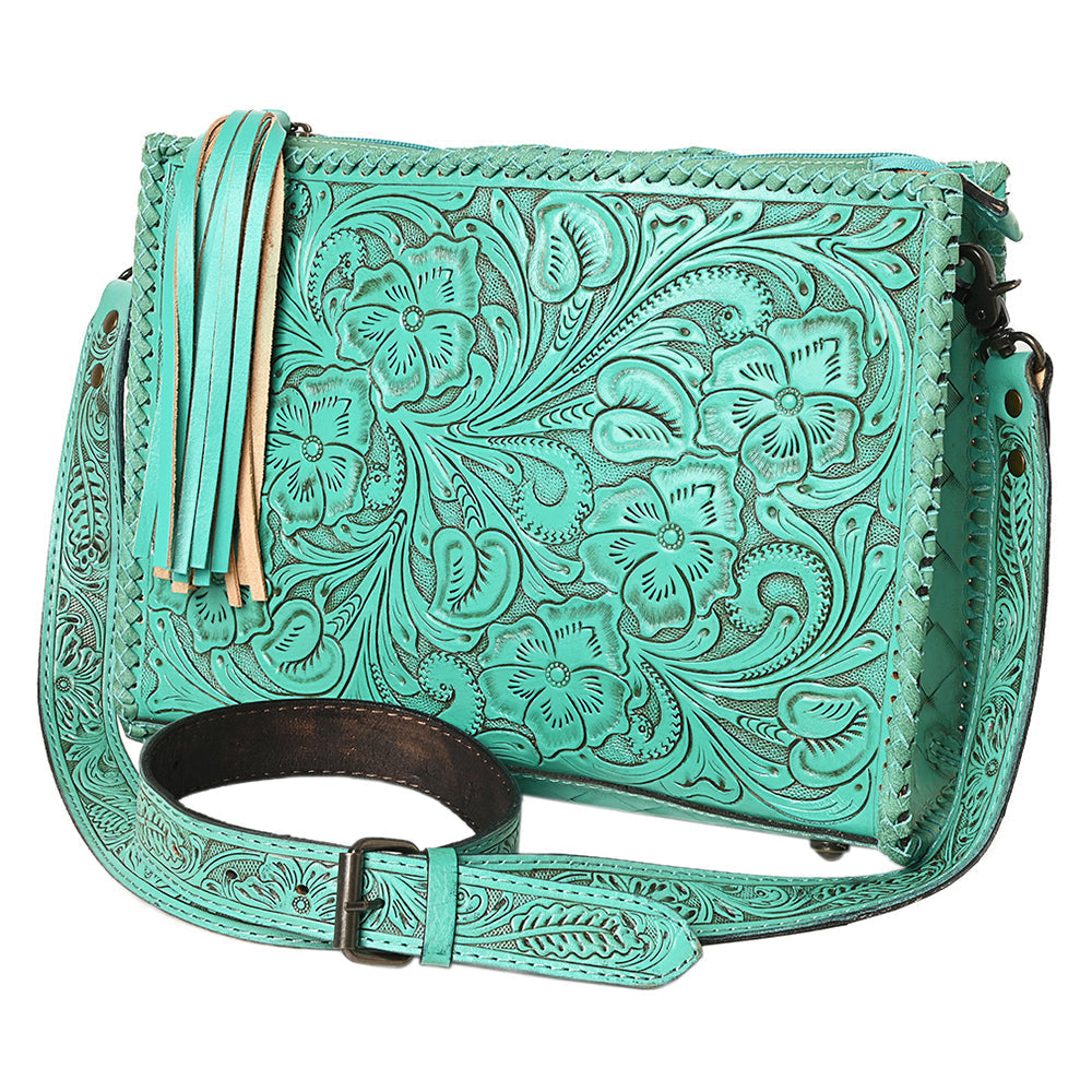 American Darling Hand Tooled Genuine Leather