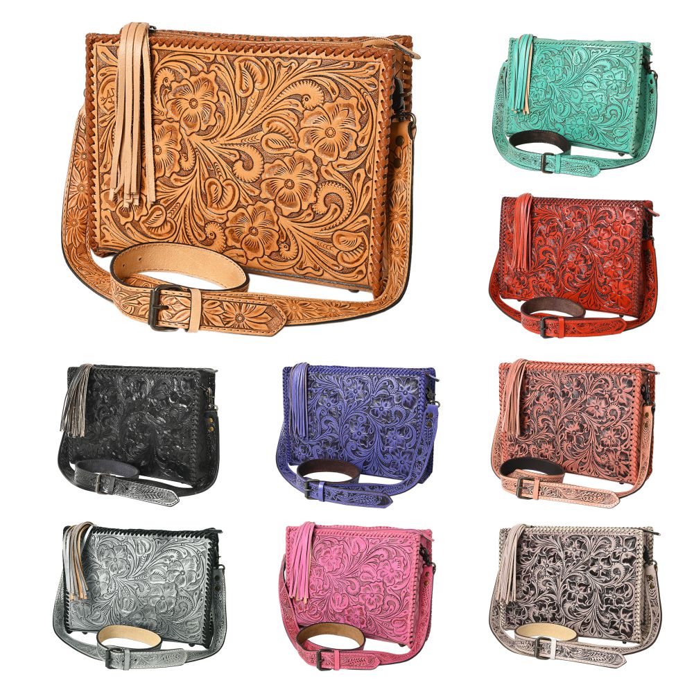 American Darling Hand Tooled Genuine Leather