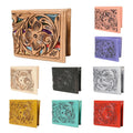 American Darling Wallet Hand Tooled Genuine Leather