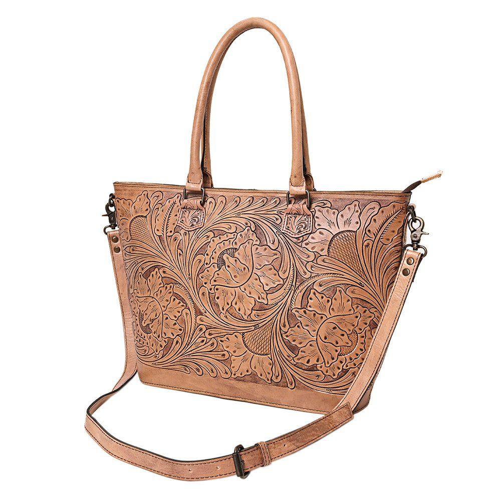 American Darling Hand Tooled Genuine Leather