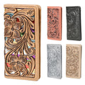 American Darling Wallet Hand Tooled Genuine Leather