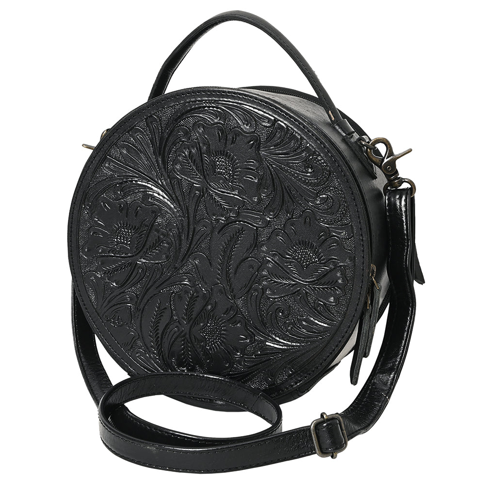 American Darling Canteen Hand Tooled Genuine Leather