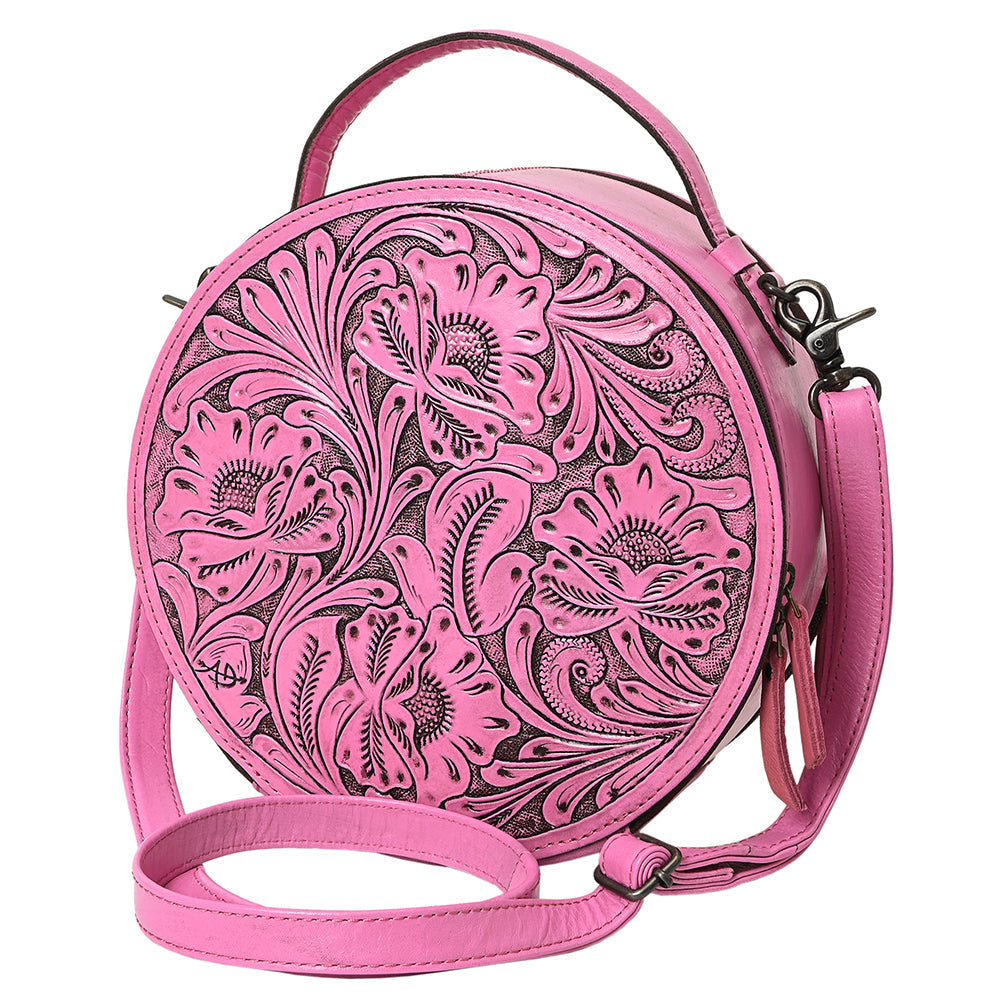 American Darling Canteen Hand Tooled Genuine Leather