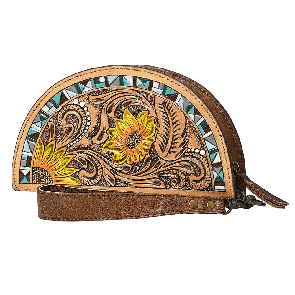 American Darling Hand Tooled Genuine Leather