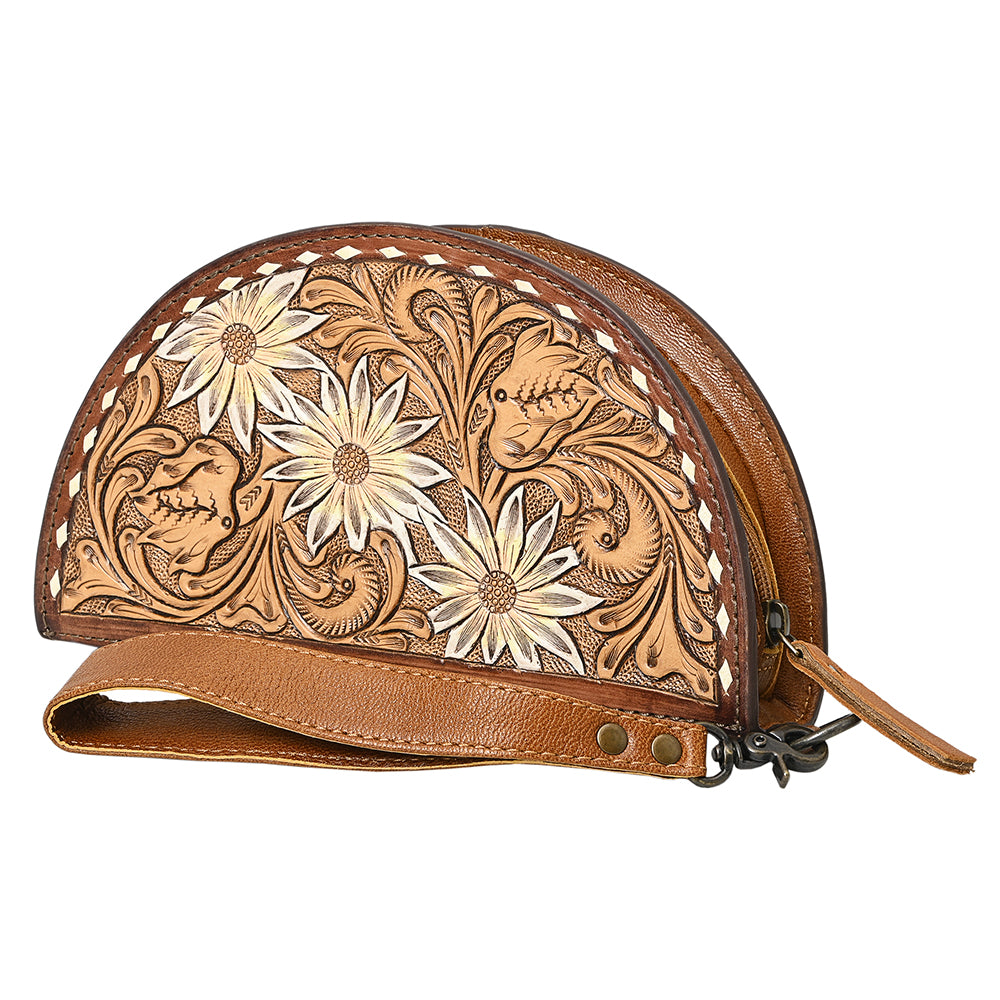 American Darling Hand Tooled Genuine Leather