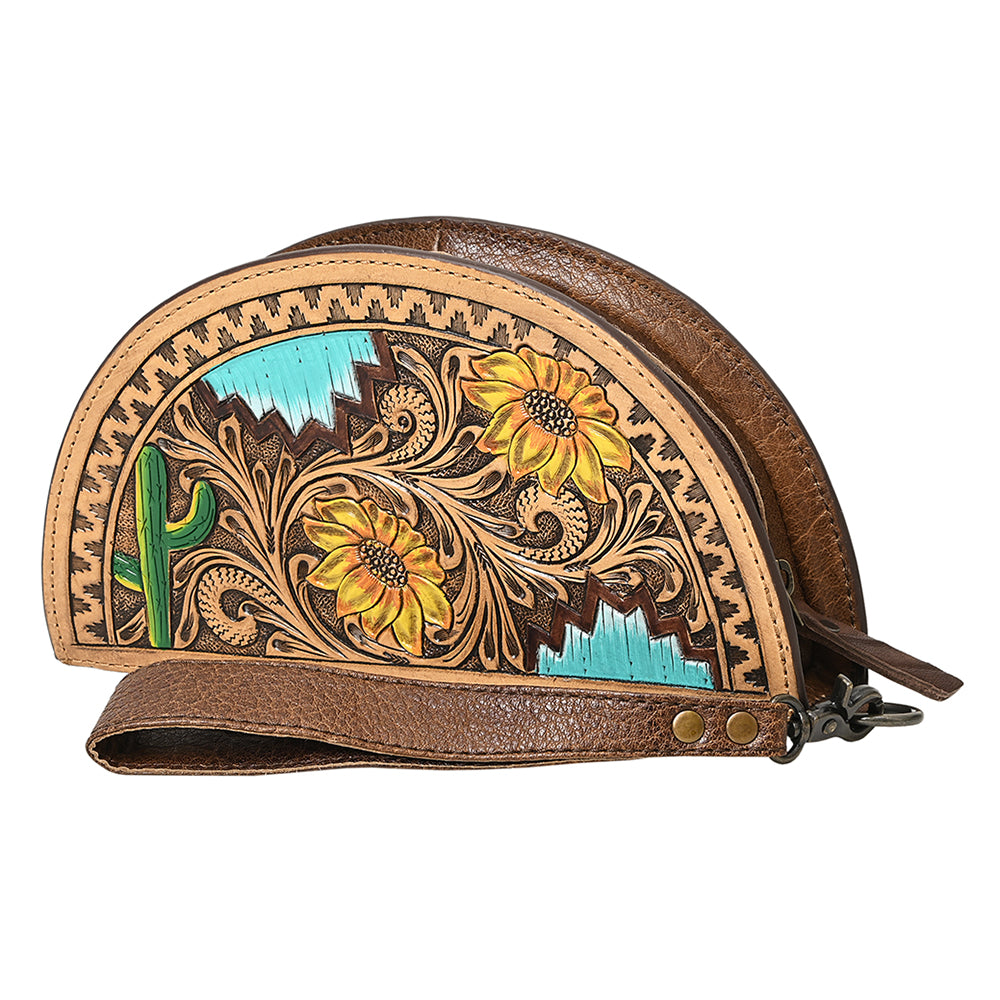American Darling Hand Tooled Genuine Leather