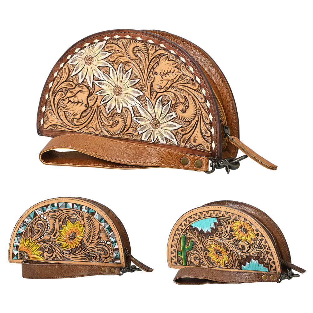 American Darling Hand Tooled Genuine Leather
