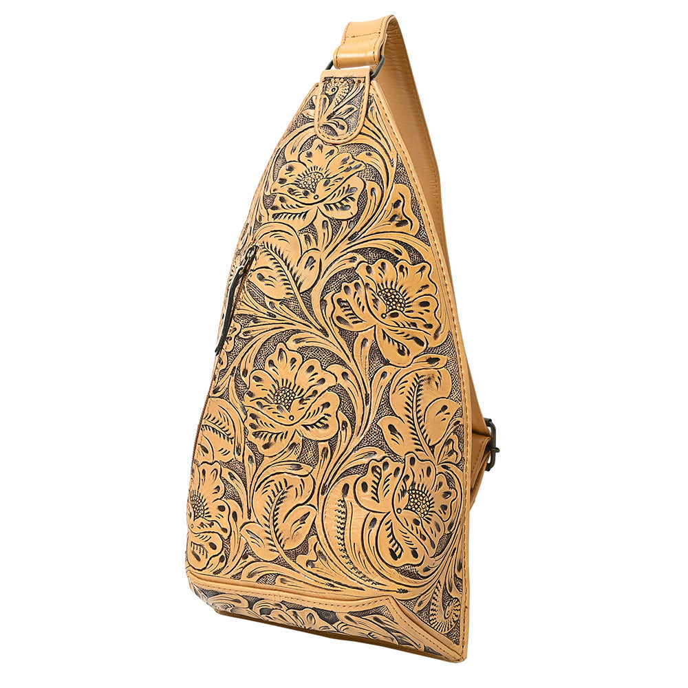 American Darling Sling Hand Tooled Genuine Leather