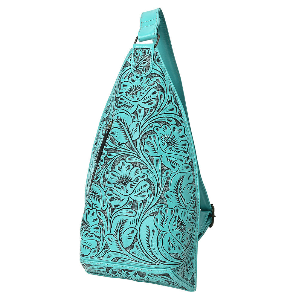 American Darling Sling Hand Tooled Genuine Leather