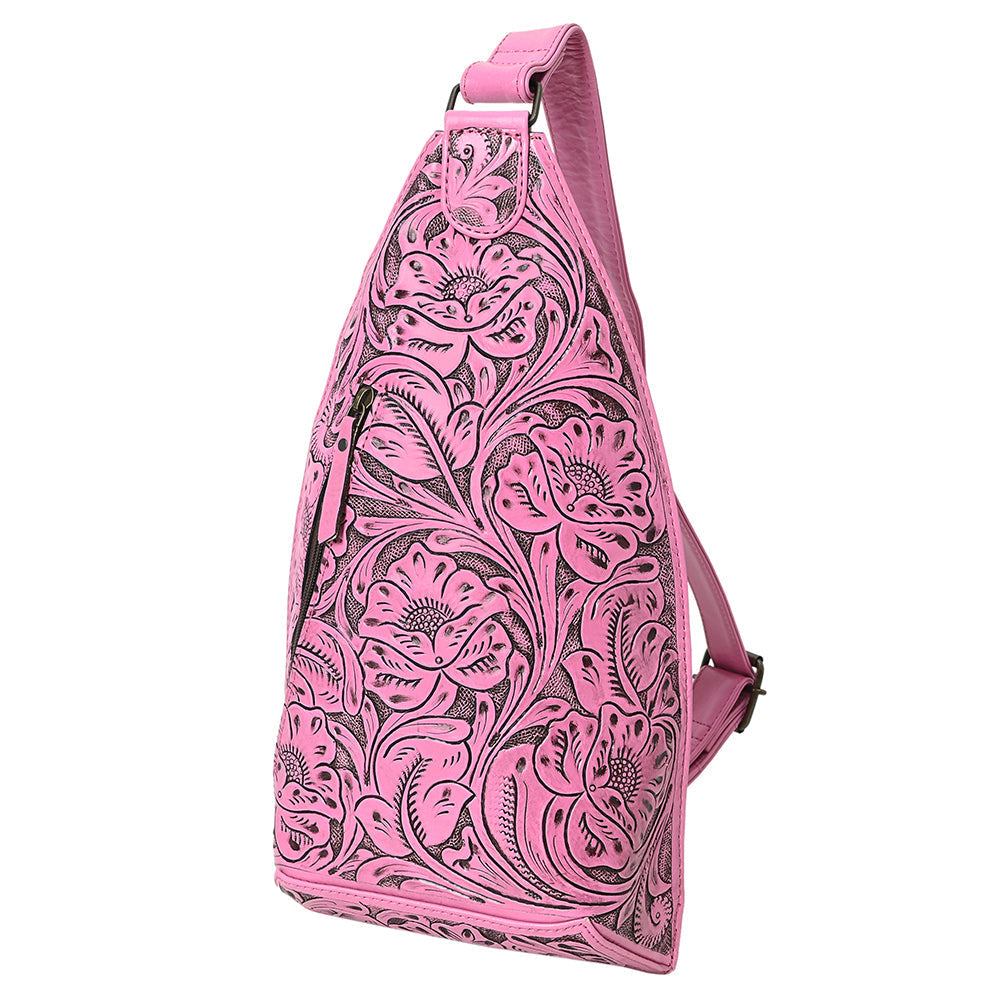 American Darling Sling Hand Tooled Genuine Leather