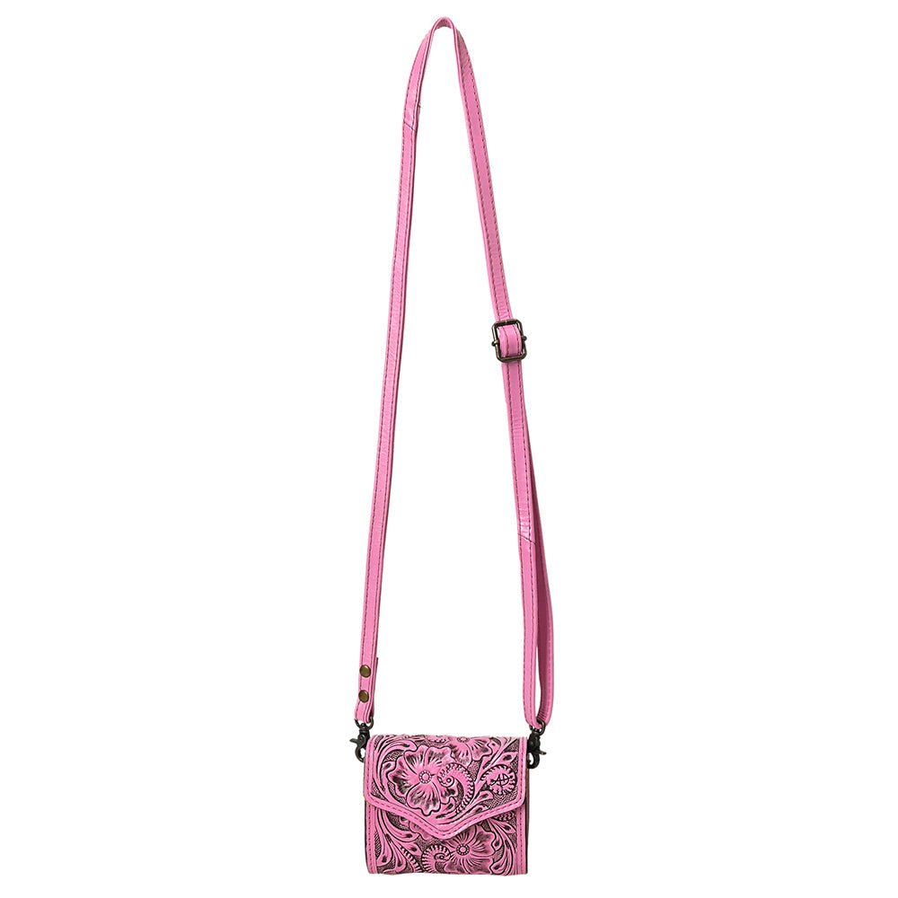 American Darling Wallet Hand Tooled Genuine Leather