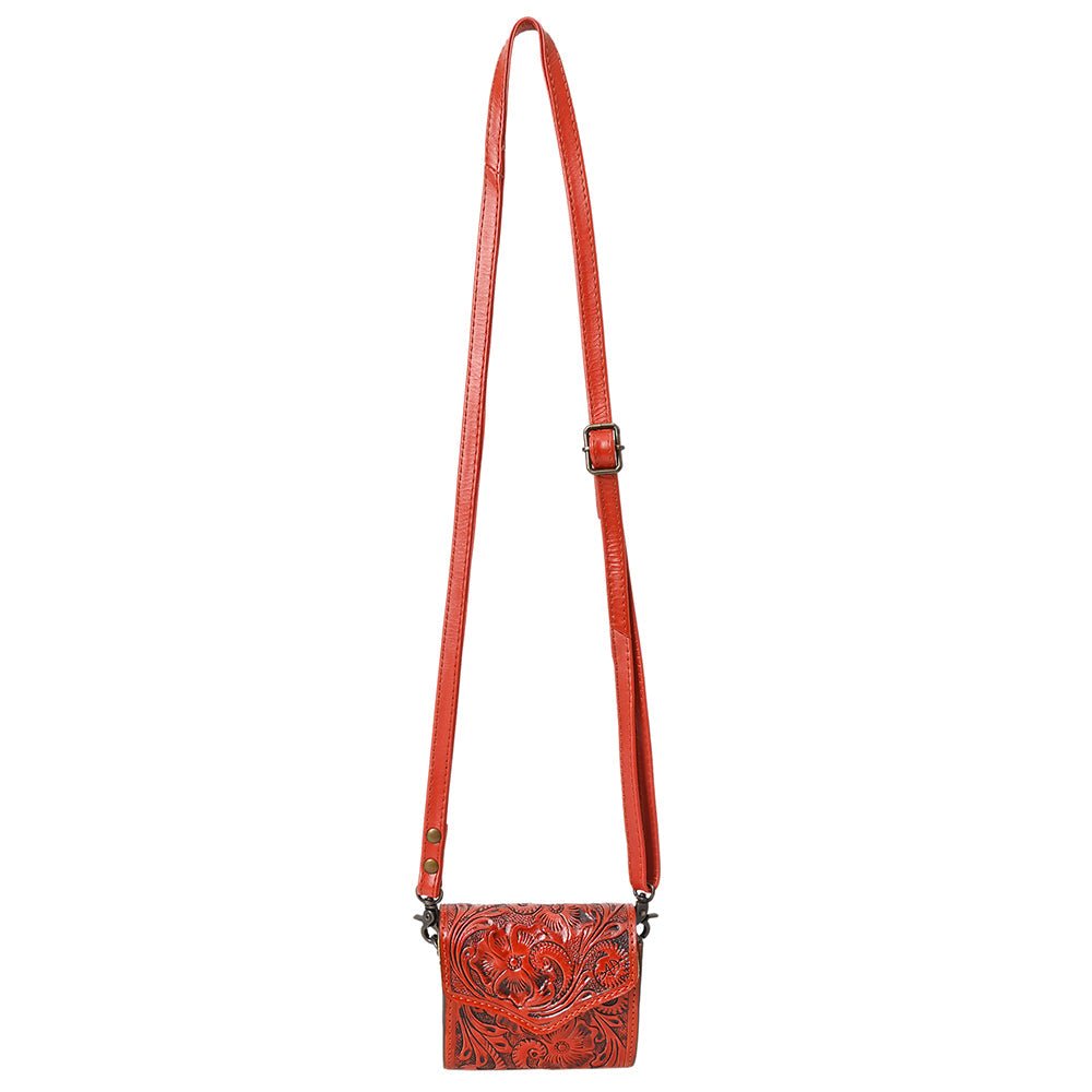 American Darling Wallet Hand Tooled Genuine Leather