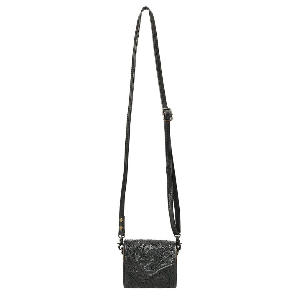 American Darling Wallet Hand Tooled Genuine Leather