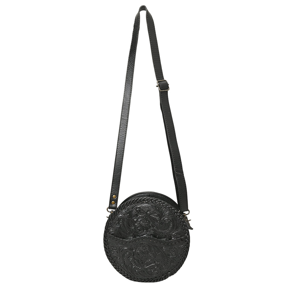 American Darling Canteen Hand Tooled Genuine Leather