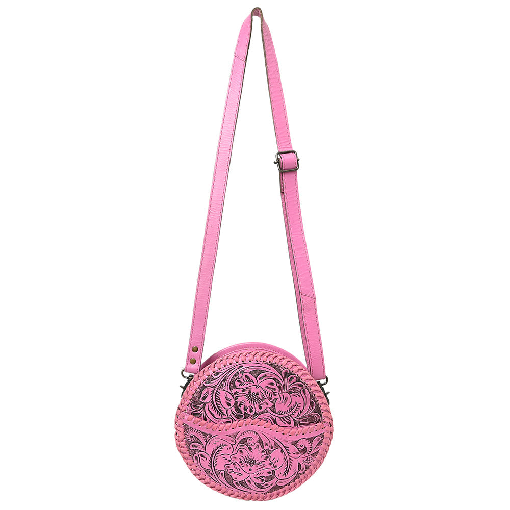 American Darling Canteen Hand Tooled Genuine Leather