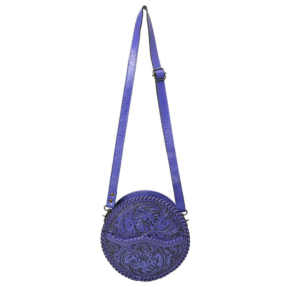 American Darling Canteen Hand Tooled Genuine Leather