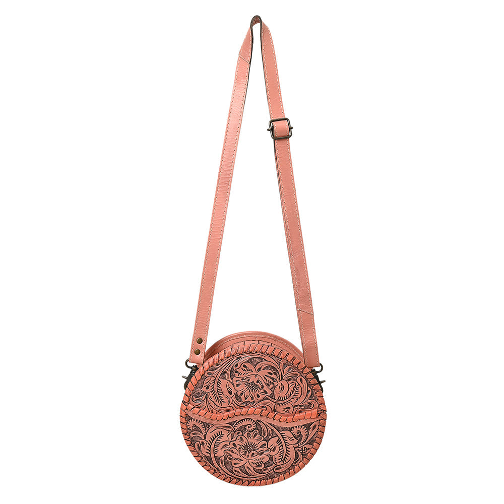 American Darling Canteen Hand Tooled Genuine Leather
