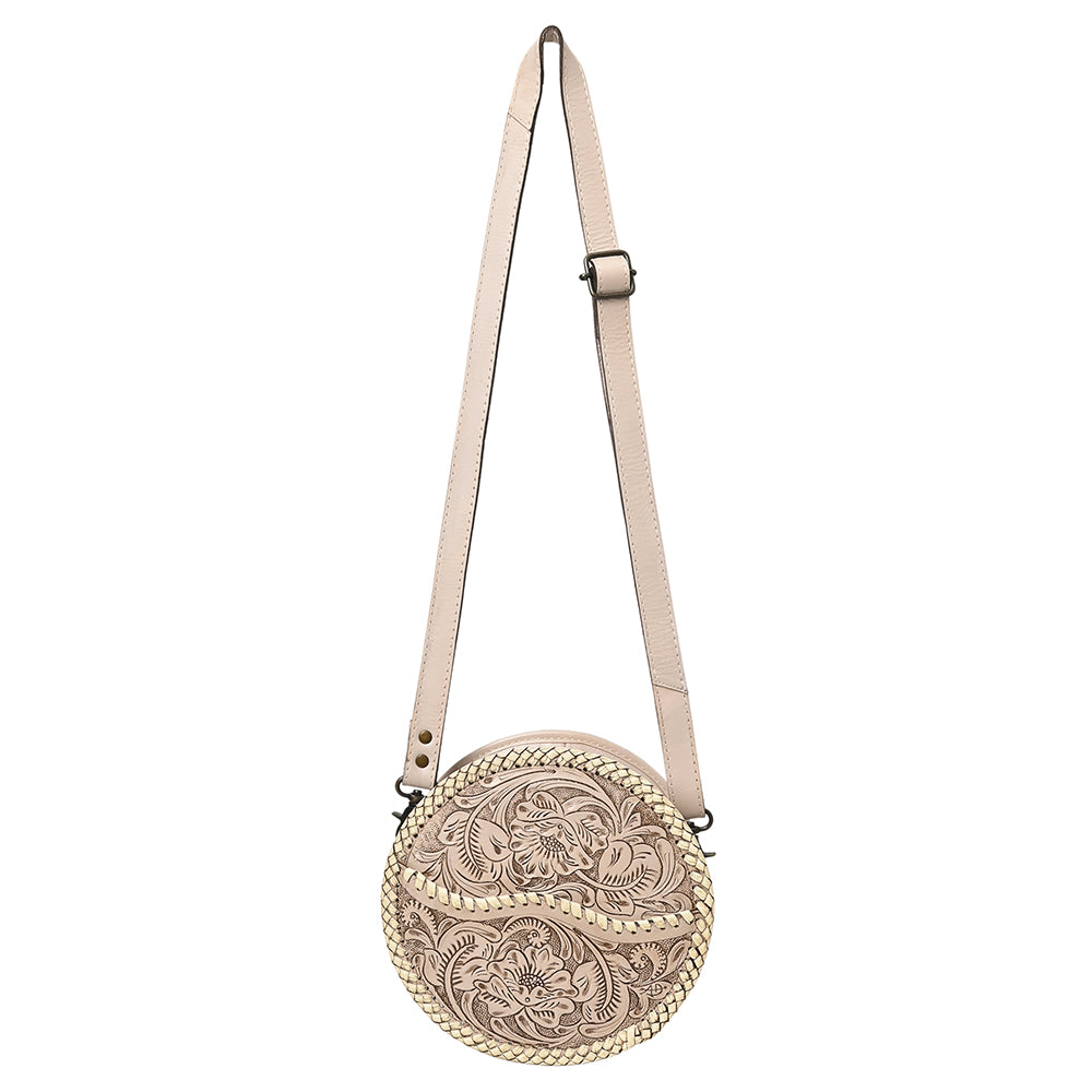 American Darling Canteen Hand Tooled Genuine Leather