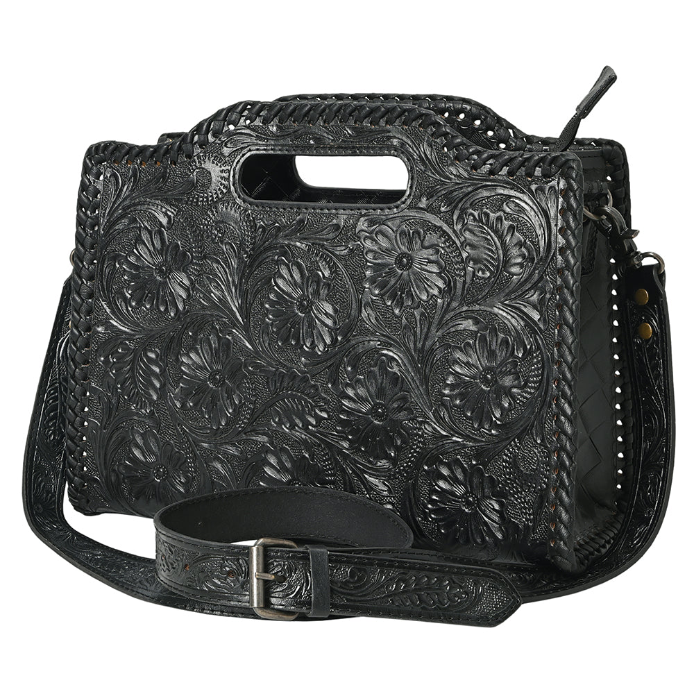 Clutch Hand Tooled Genuine Leather
