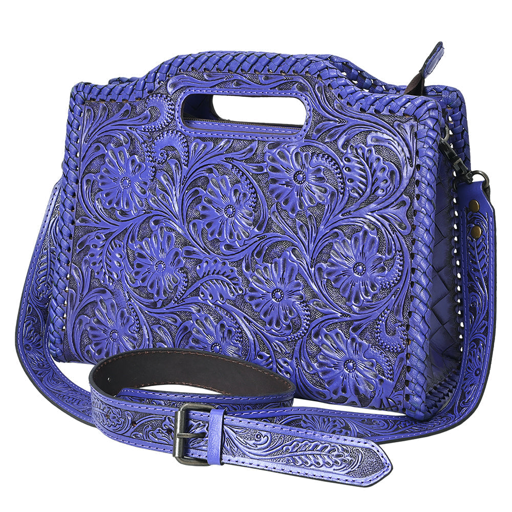 Clutch Hand Tooled Genuine Leather