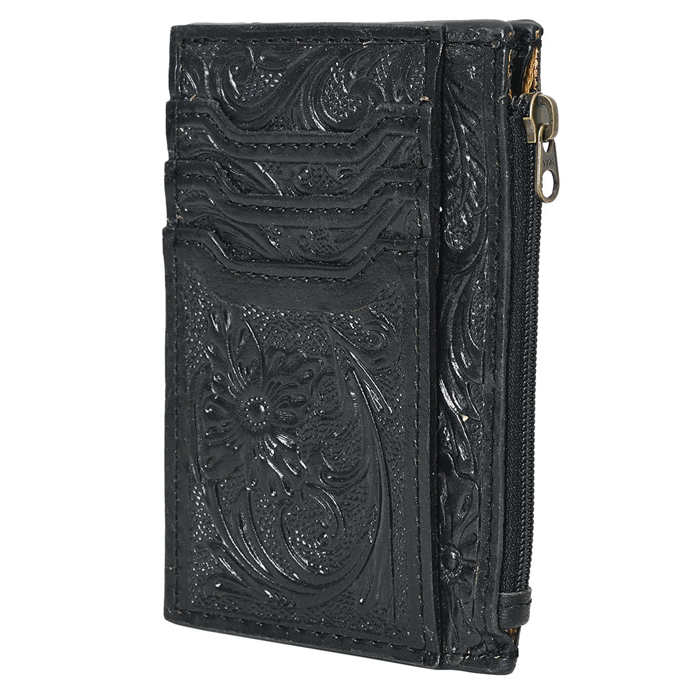 American Darling Card-Holder Hand Tooled Genuine Leather