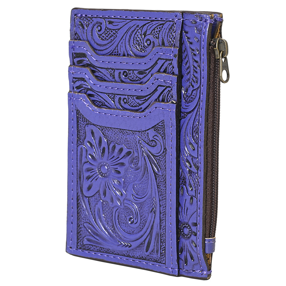 American Darling Card-Holder Hand Tooled Genuine Leather