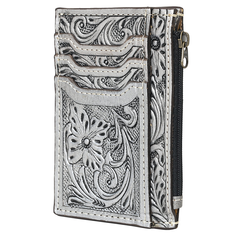 American Darling Card-Holder Hand Tooled Genuine Leather