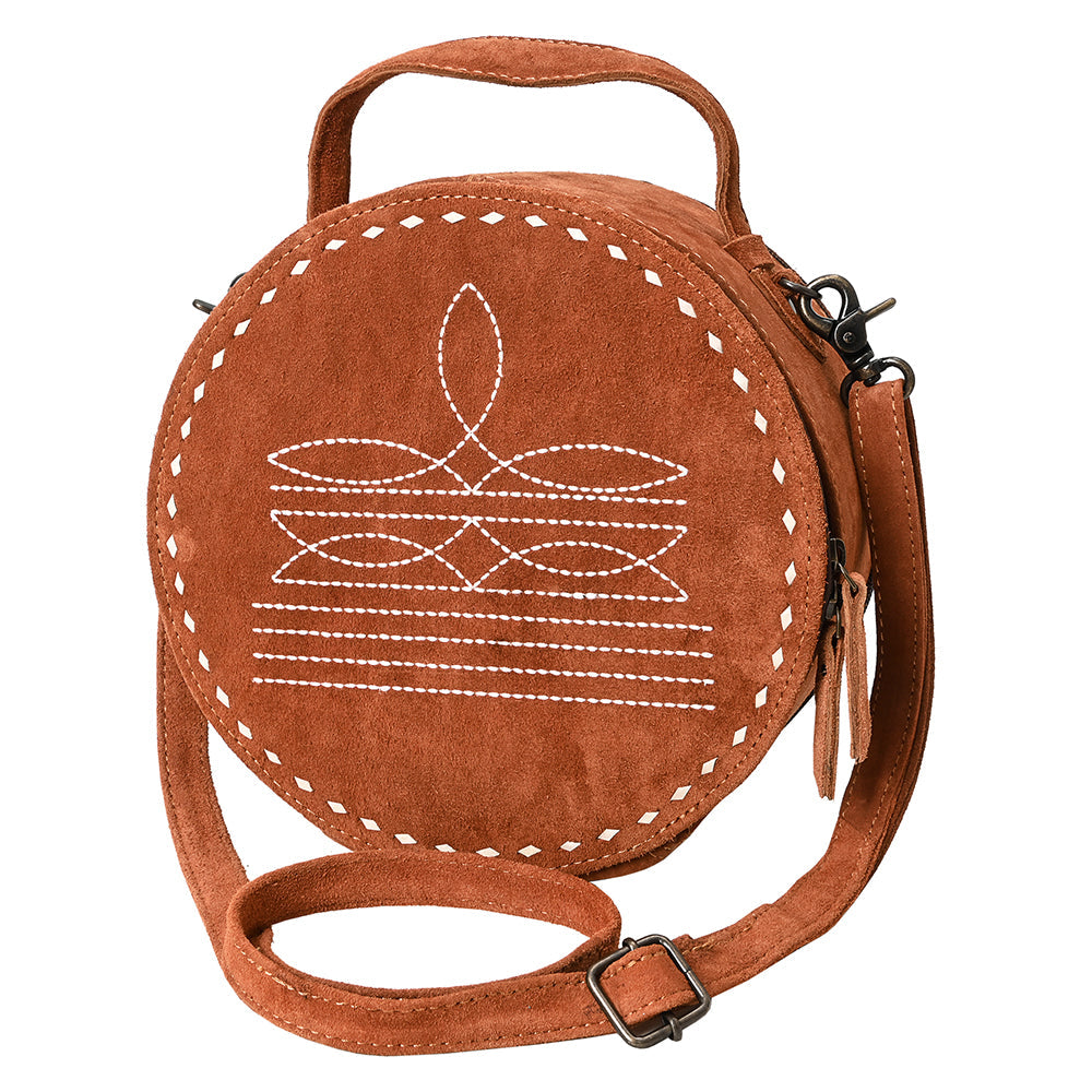 American Darling Canteen Genuine Suede Leather
