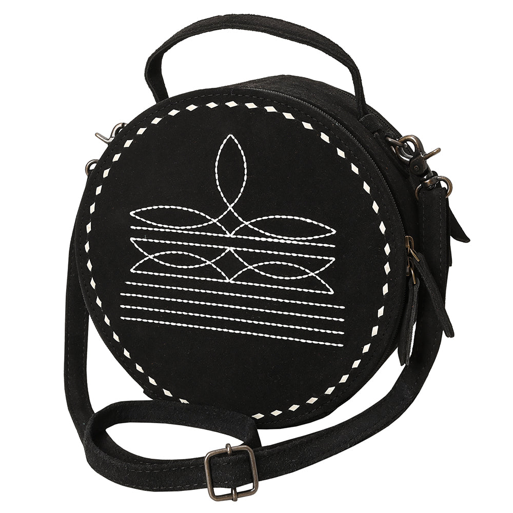 American Darling Canteen Genuine Suede Leather