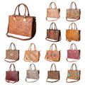American Darling Briefcase Hand Tooled Genuine Leather