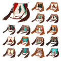 American Darling Crossbody Saddle Blanket Genuine Leather