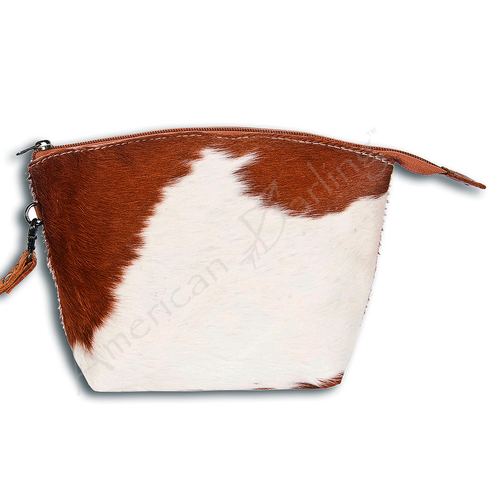American Darling Coin Purse Hair-On Genuine Leather