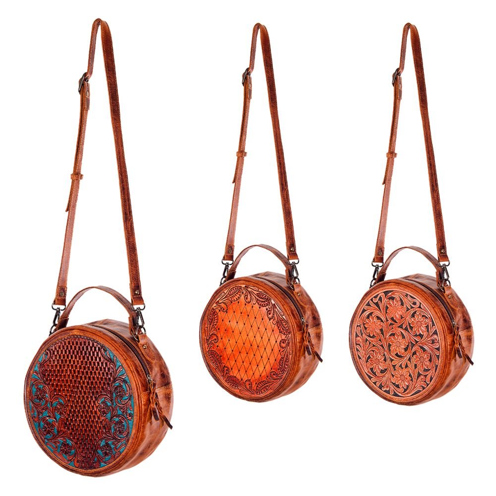 American Darling Hand Tooled Genuine Leather