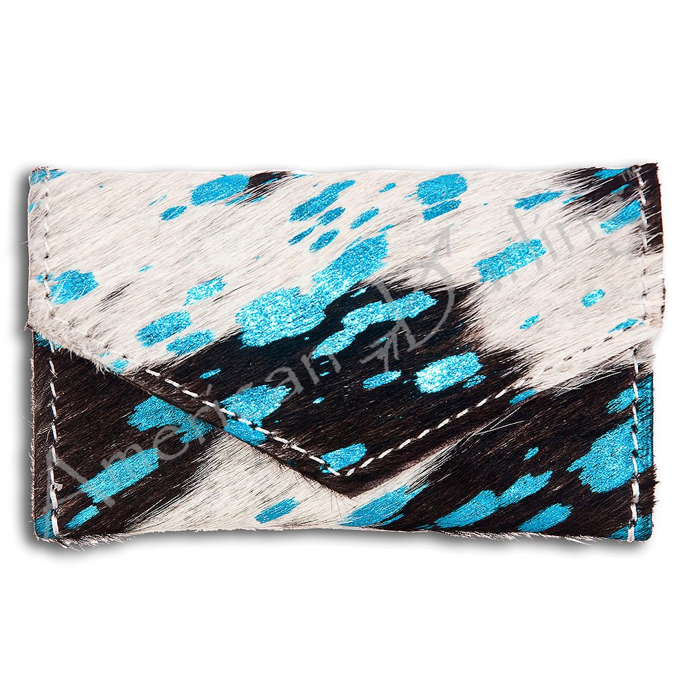 American Darling Coin Purse Hair-On Genuine Leather