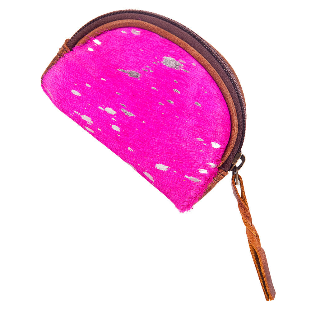 American Darling Coin Purse Hair-On Genuine Leather