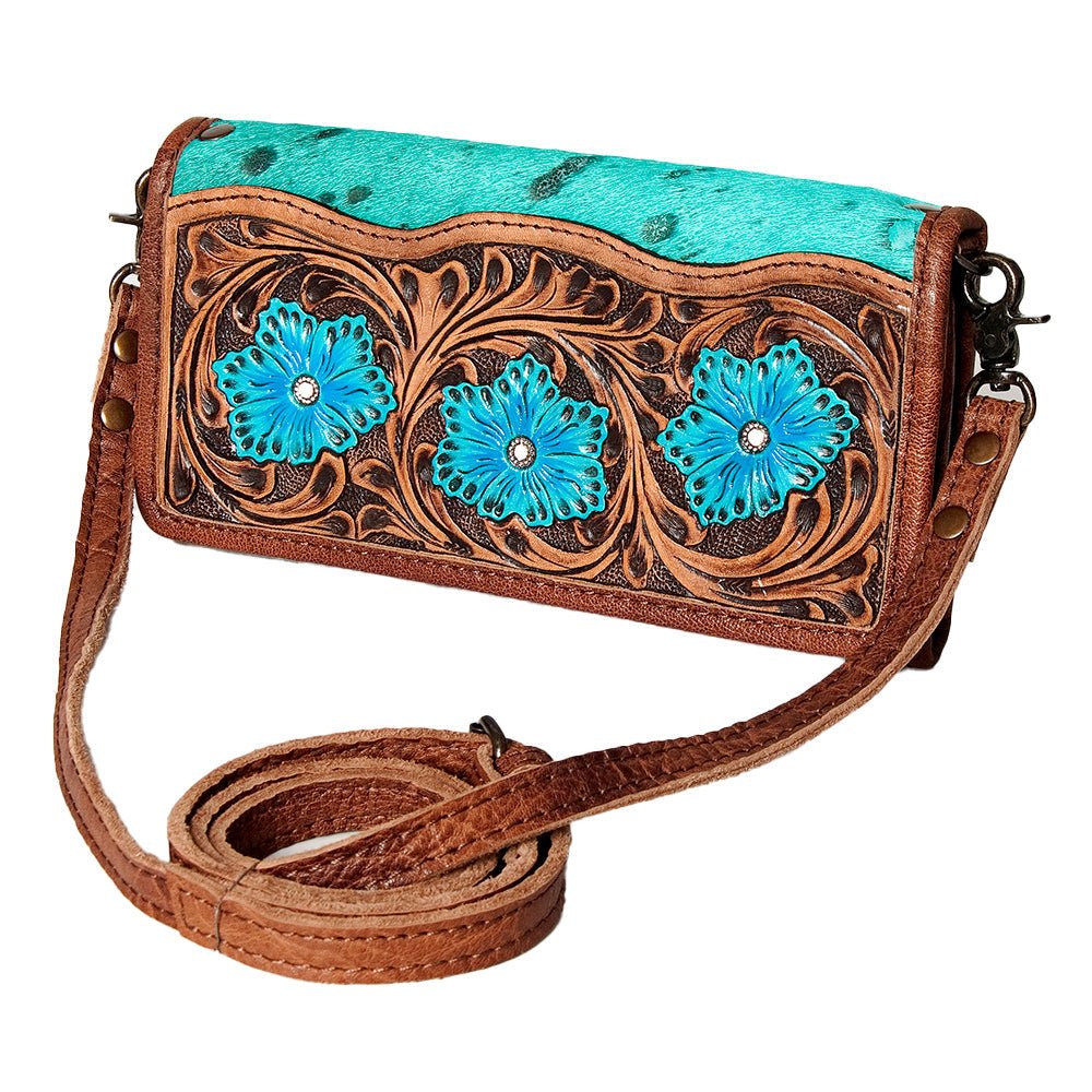 American Darling Hand-Tooled Genuine Leather Wallet