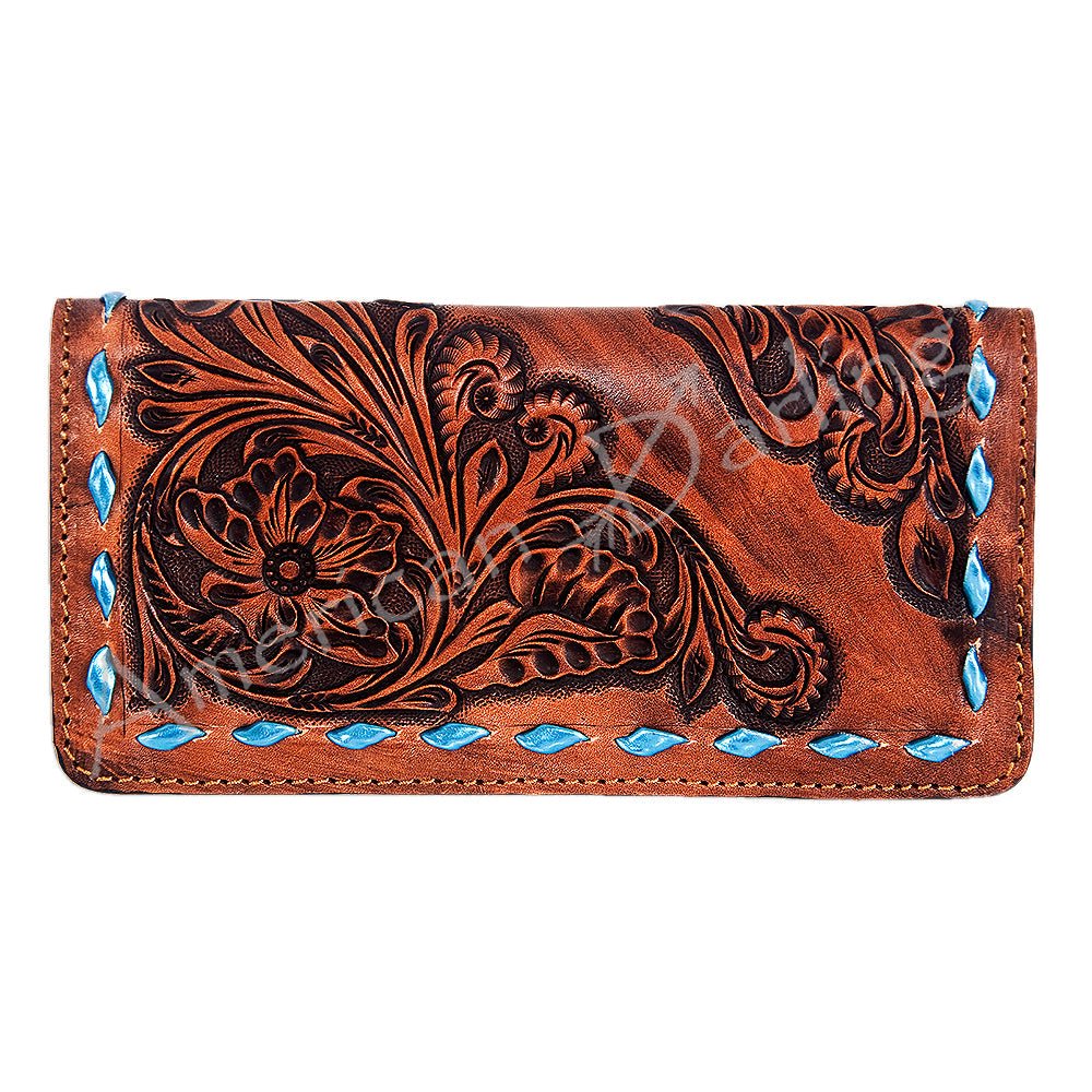 American Darling Hand-Tooled Genuine Leather Wallet