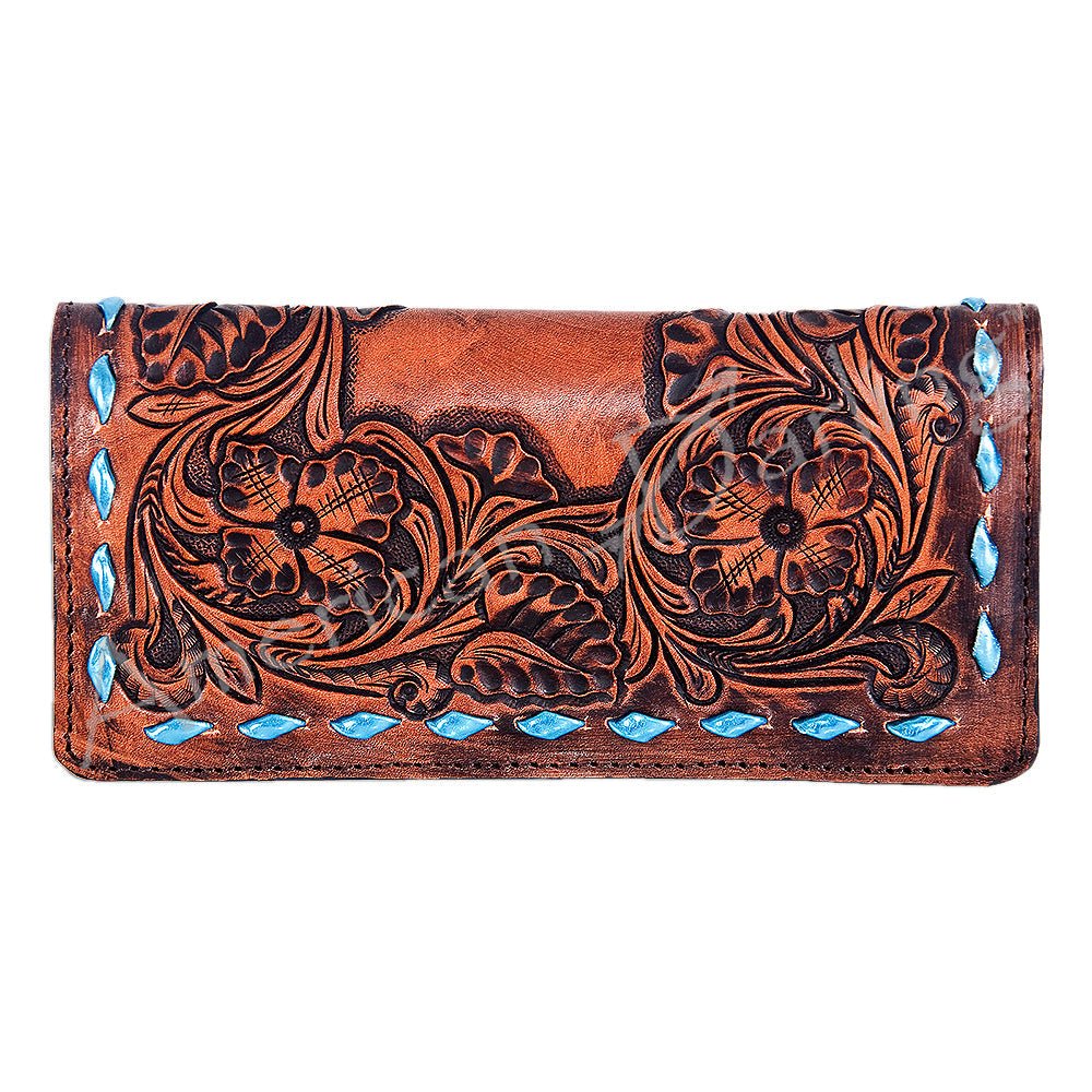 American Darling Hand-Tooled Genuine Leather Wallet