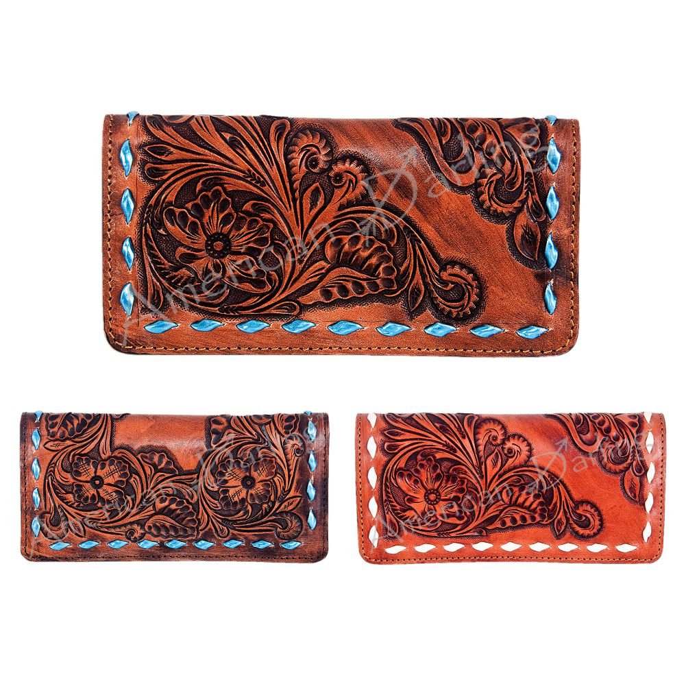 American Darling Hand-Tooled Genuine Leather Wallet