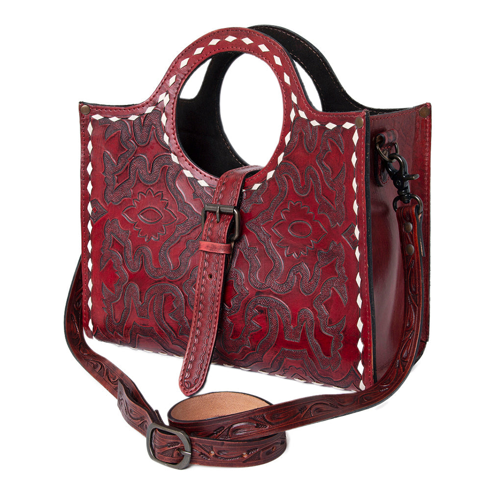 American Darling Tote Hand Tooled Genuine Leather Western Women Bag Handbag Purse | Western Tote Bag | Travel Tote Bags | College Tote Bag | Casual Tote Bag