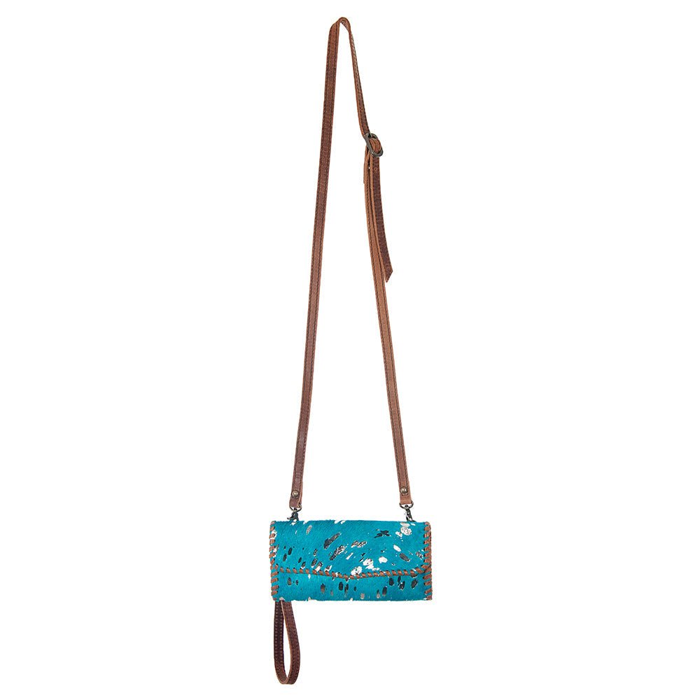 American Darling Hand-Tooled Genuine Leather Small Crossbody Bag